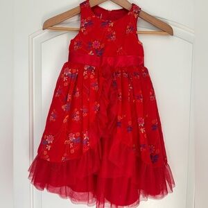 Girls Disney Elena of avalor holiday dress Halloween costume